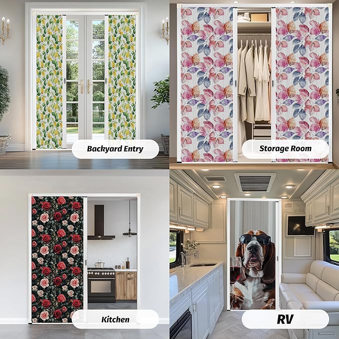 Custom Size Sliding Door (solid colors & patterns)